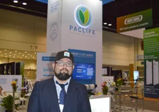 Cristian Parra of Paclife showcased their sustainable technology to extend the shelf life of fresh produce.